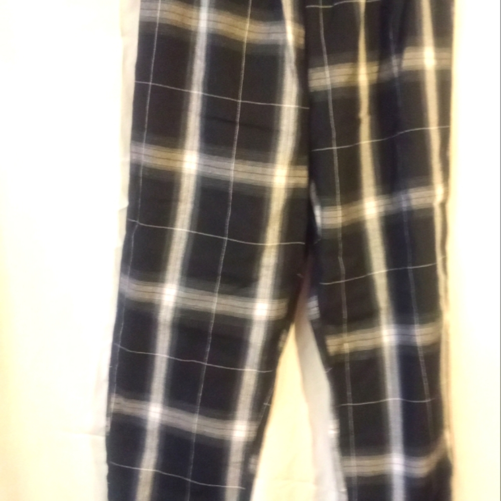 Romwe track style pants. Black with white and red.